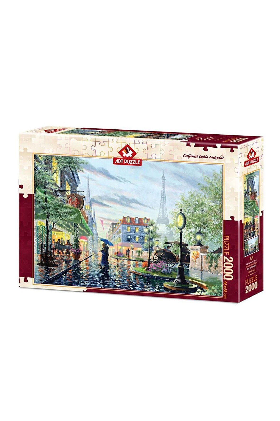 Kız Çocuk Oyuncak Erkek Çocuk Oyuncak 4574 Art Puzzle Yaz Yağmuru, Paris 2000 parça Puzzle / +15 yaş