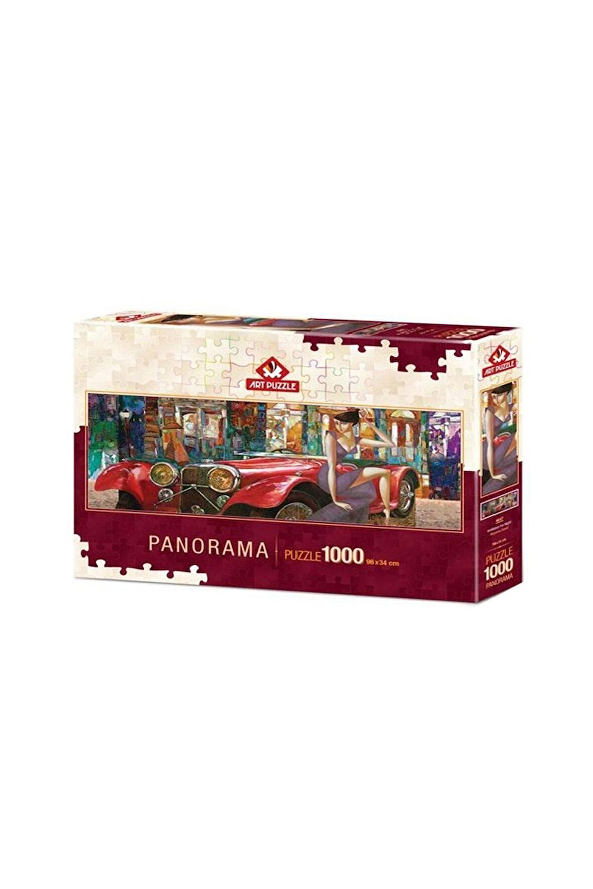 Kız Çocuk Oyuncak Erkek Çocuk Oyuncak 4647 Art Puzzle Akşama Davet 1000 Parça Panorama Puzzle Eğitic