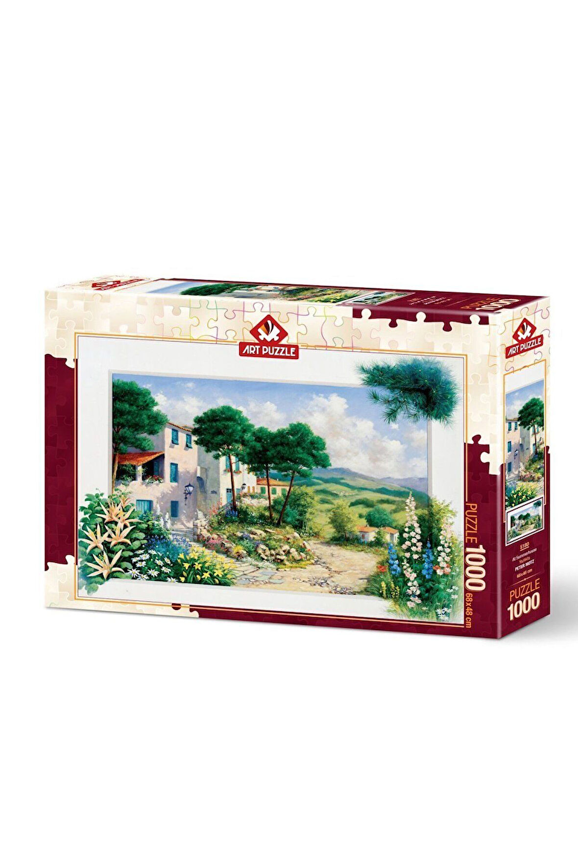 Kız Çocuk Oyuncak Erkek Çocuk Oyuncak 5180 Art Puzzle Yazlıkta 1000 Parça Puzzle Eğitici Oyuncaklar