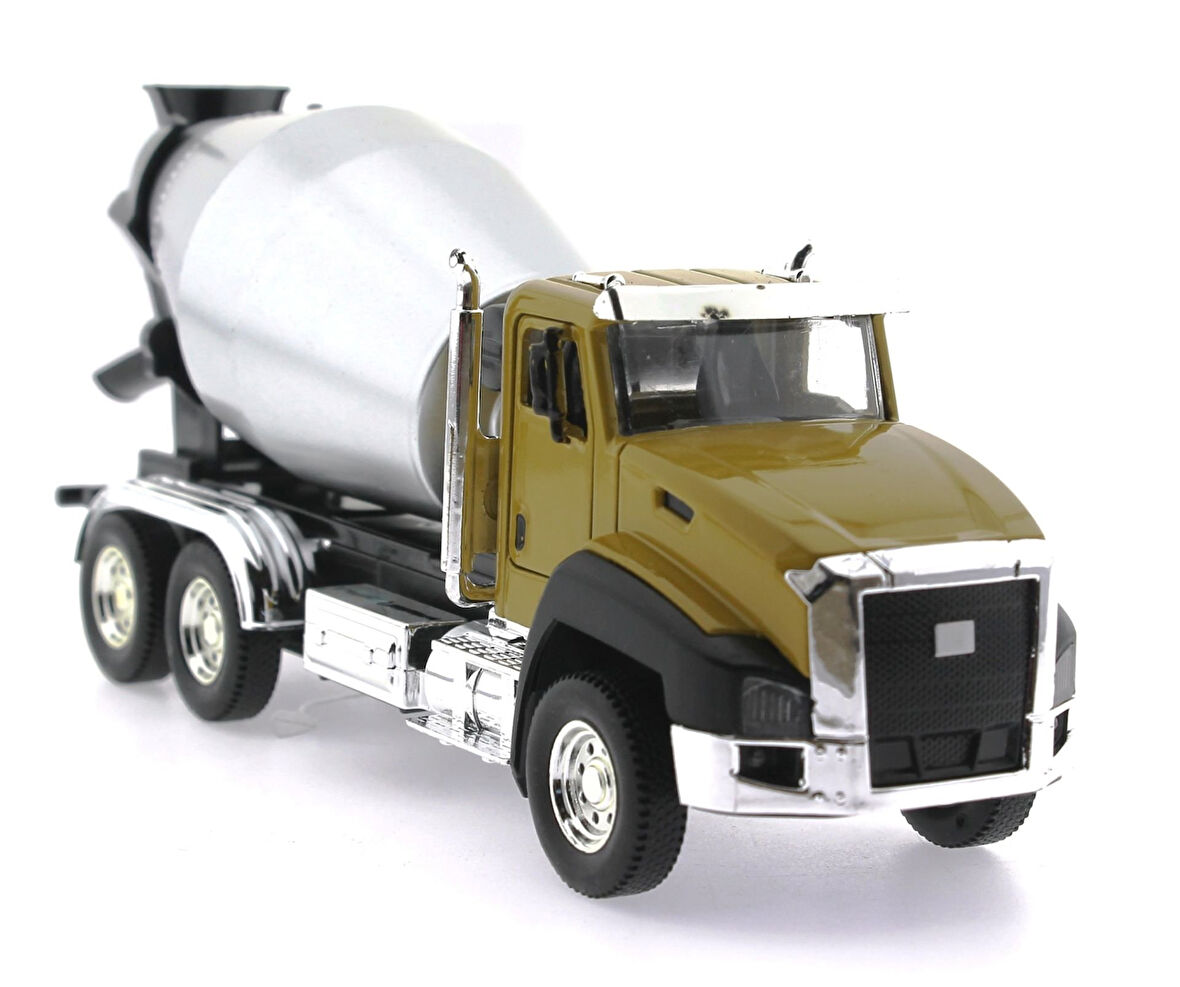 Eğitici Oyuncak Çek Bırak Metalik Mac Mikser Kamyonu Kız Erkek Çocuk Eğitici