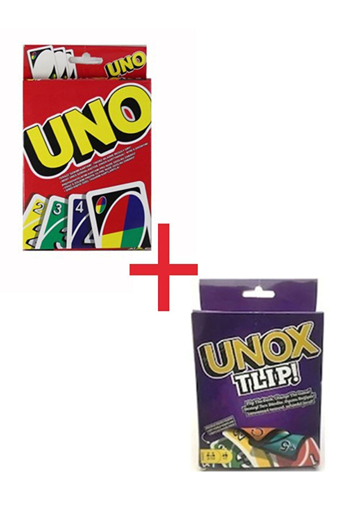 Eğitici Öğretici Çocuk Oyuncaklar Uno Kart Oyunu+ Unox Tlıp