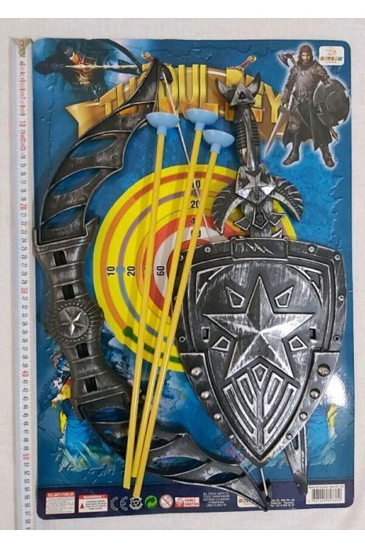 Eğitici Öğretici Çocuk Oyuncaklar Oyuncak Ok Yay Seti Kılıç Kalkan Set