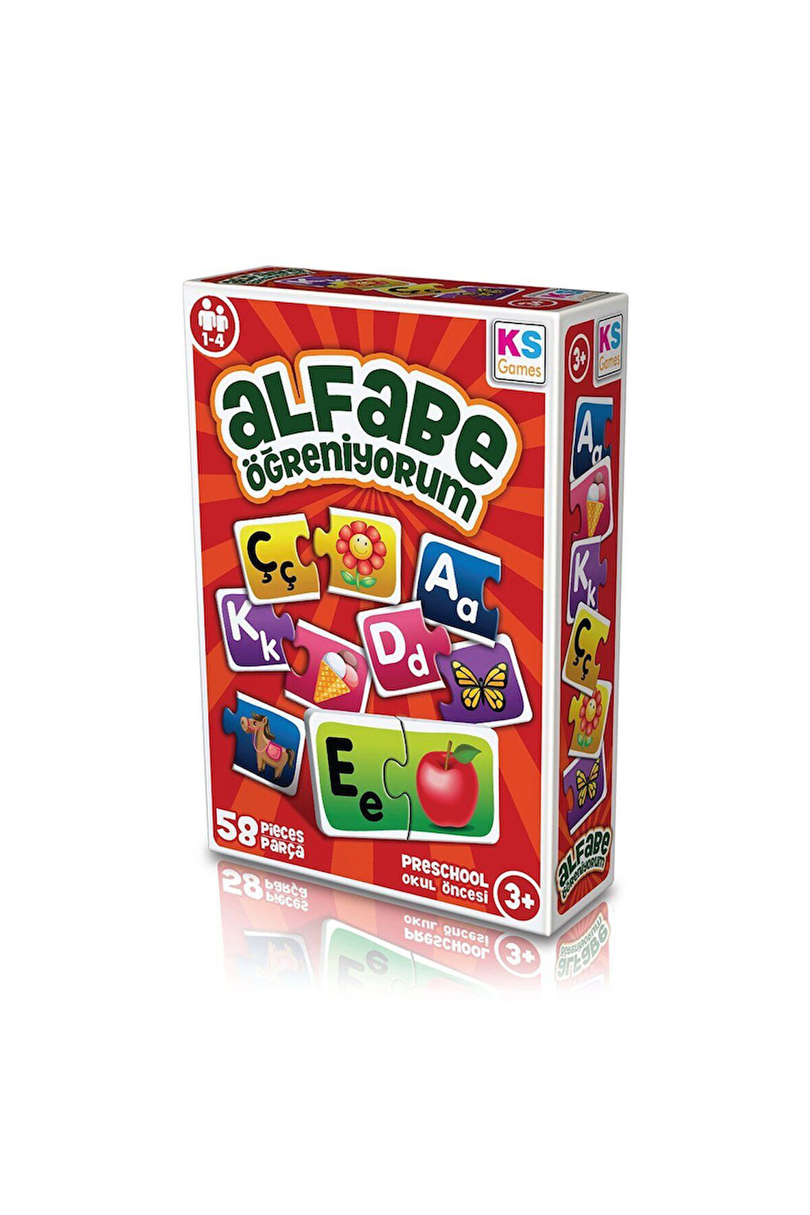 Kız Çocuk Oyuncak Erkek Çocuk Oyuncak AG257 KS, Alfabe Öğreniyorum / +3 yaş Eğitici Oyuncaklar