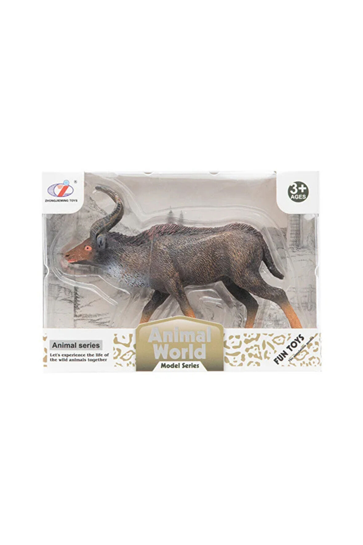 Kız Çocuk Oyuncak Erkek Çocuk Oyuncak Kutulu Model Figür Hayvan Antilop Eğitici Oyuncaklar