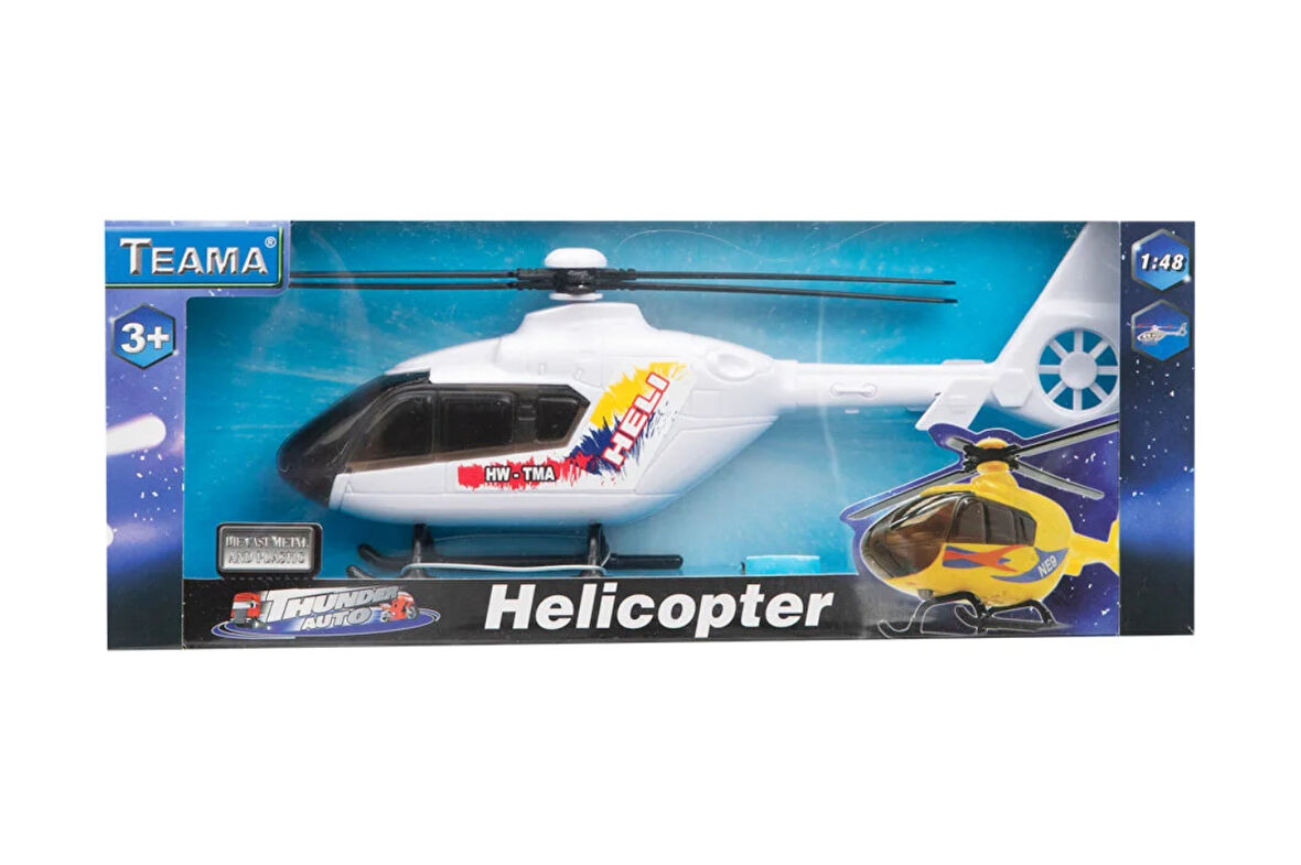 Öğretici Oyuncak Kutulu Plastik Sarı Helikopter Kız Erkek Çocuk Eğitici