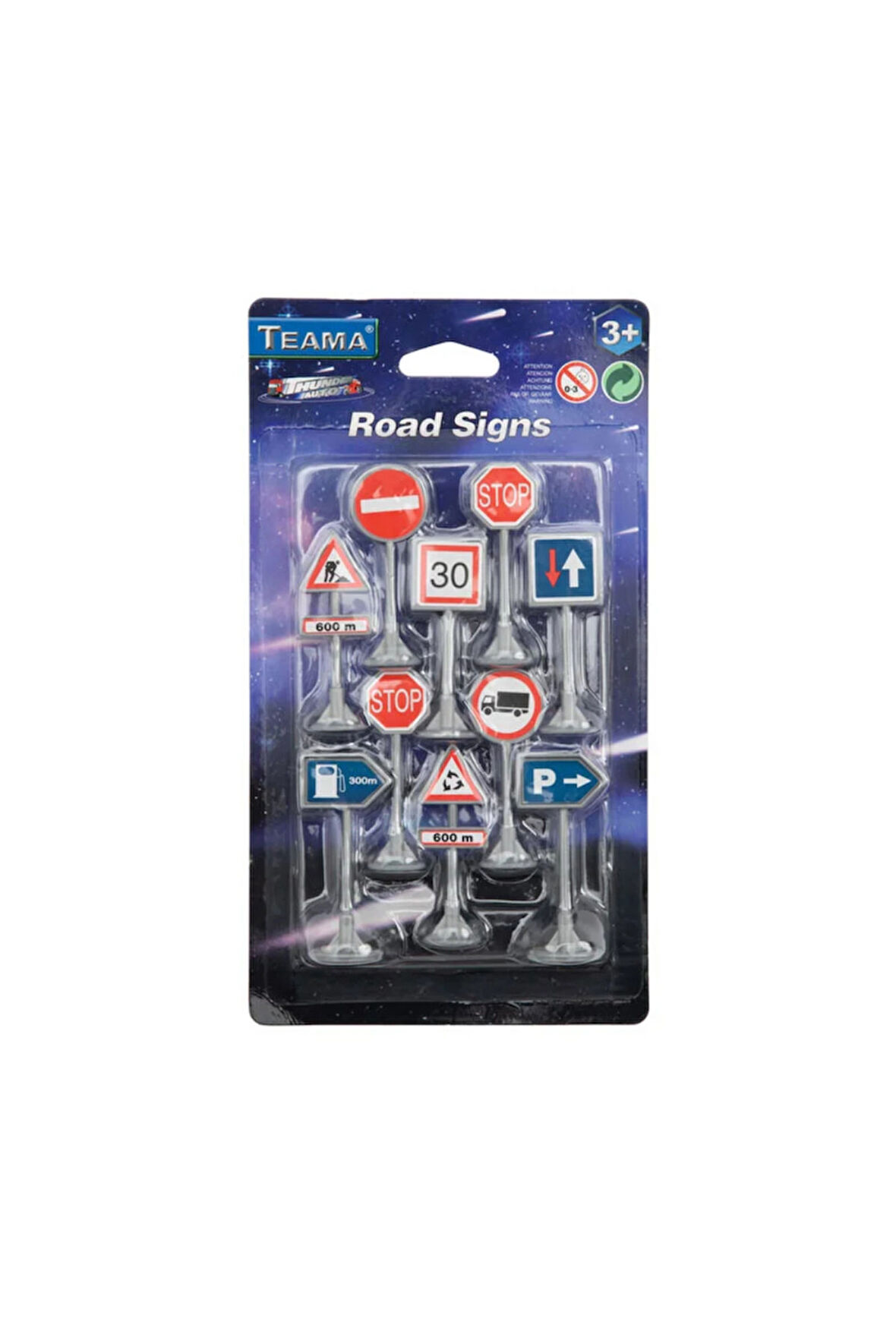 Kız Çocuk Oyuncak Erkek Çocuk Oyuncak 10 Parça Otoyol İşaret Levhaları Seti Eğitici Oyuncaklar