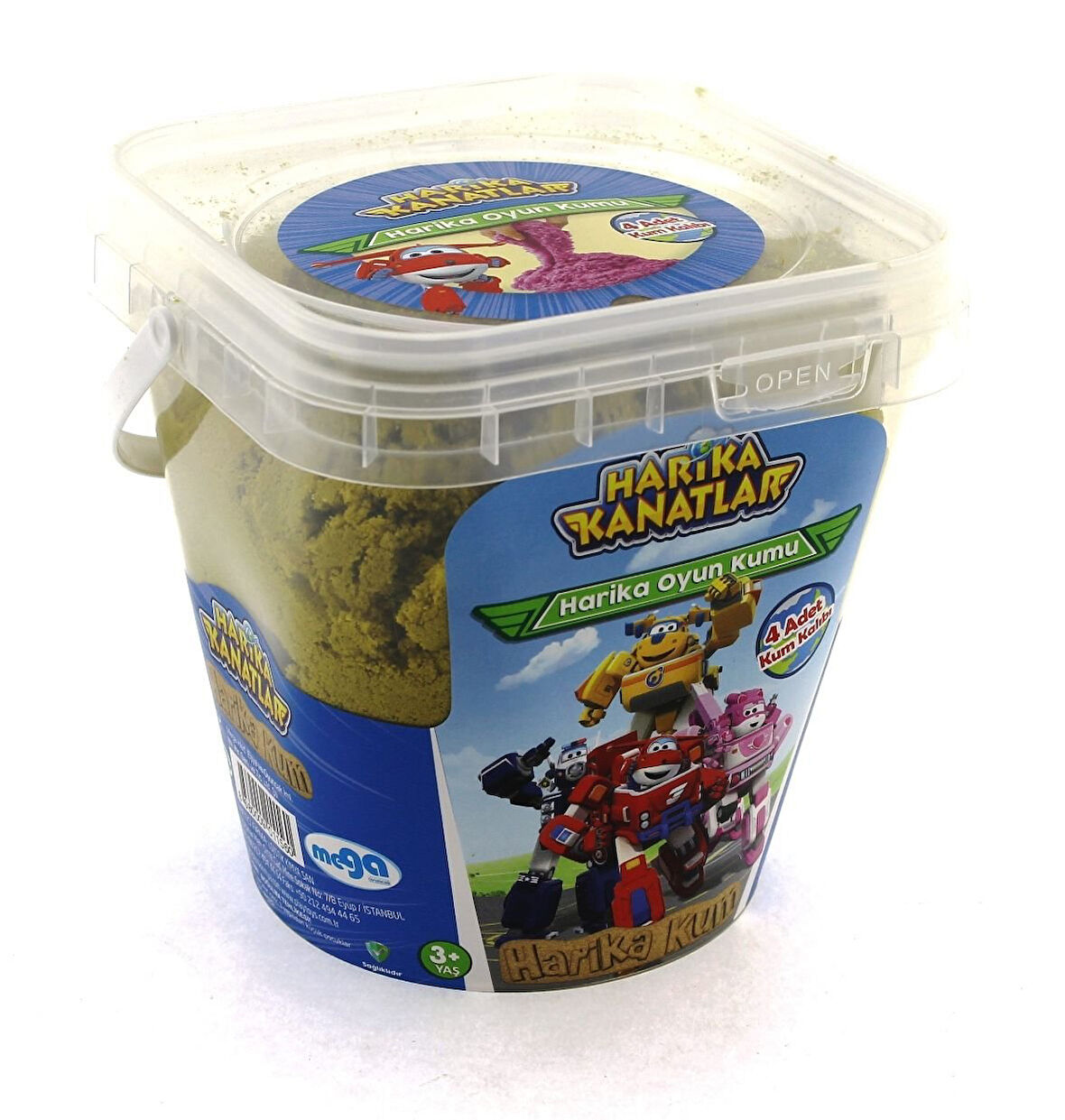 Kız Erkek Çocuk Oyuncak Harika Kanatlar Kovada Oyun Kumu Seti Sarı Kız Erkek Çocuk Eğitici Eğitici Oyunc