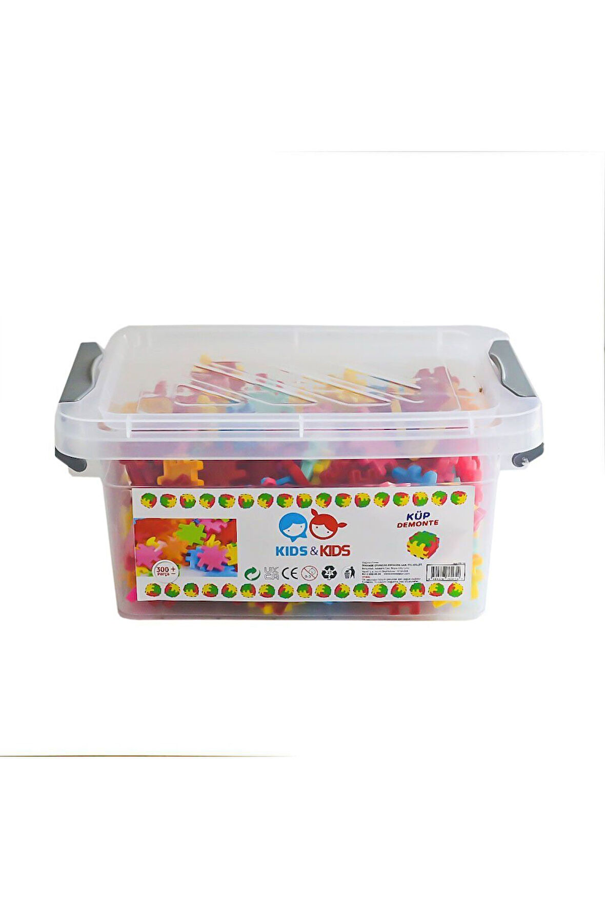 Kız Çocuk Oyuncak Erkek Çocuk Oyuncak STR-113 Küp Demonte Bloklar 300 Parça -Dinamik Oyuncak Eğitici