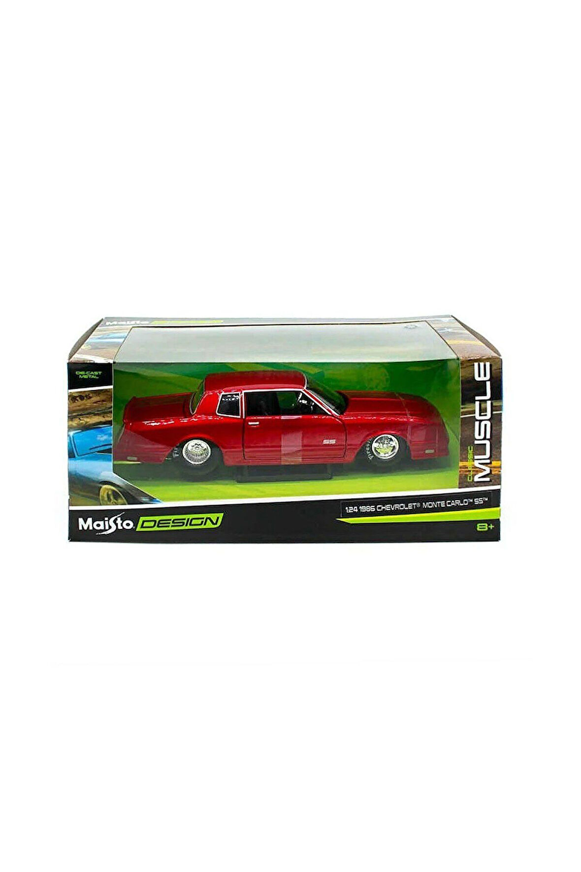 Kız Çocuk Oyuncak Erkek Çocuk Oyuncak MAY 32530 1:24 1986 Chevrolet Monte Carlo SS Eğitici Oyuncakla