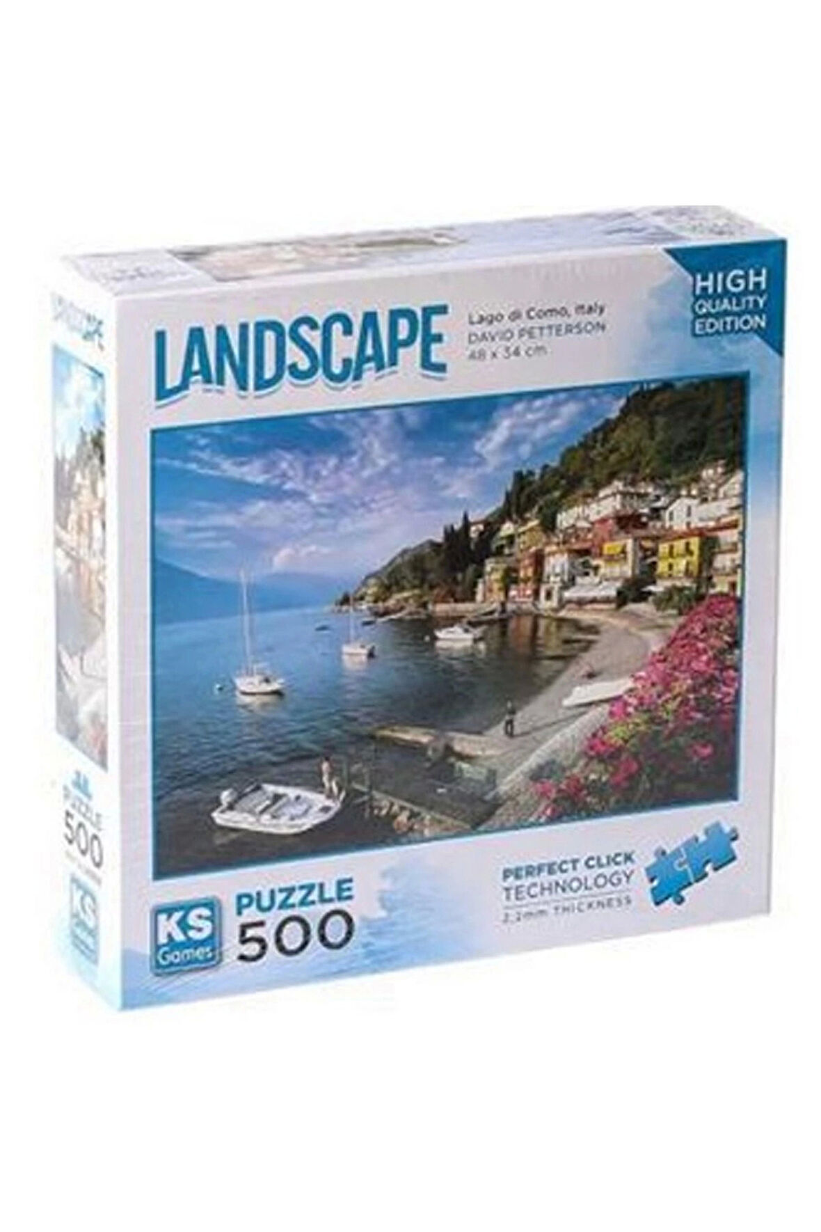 Kız Çocuk Oyuncak Erkek Çocuk Oyuncak KS Games Lago Dİ Como Puzzle 500 Parça 20056 Eğitici Oyuncakla