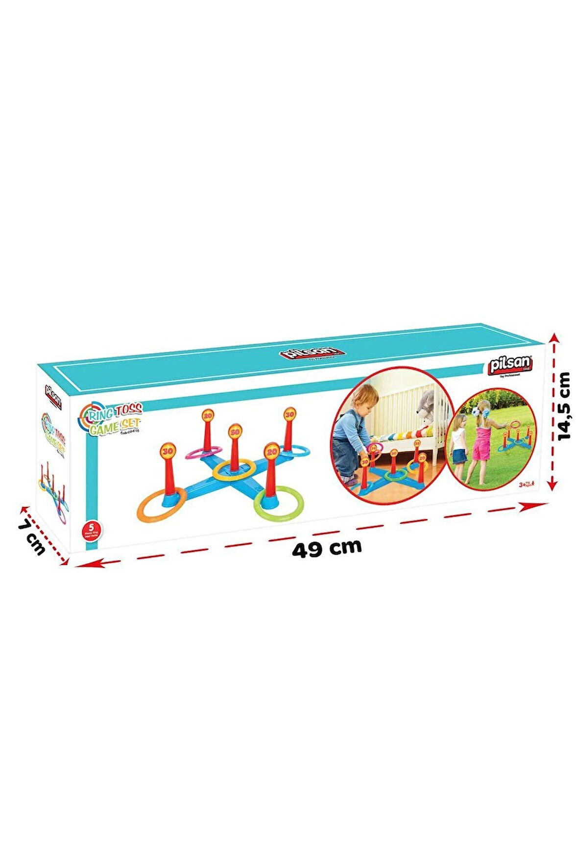 Kız Çocuk Oyuncak Erkek Çocuk Oyuncak 06 018 Halka Atma Oyunu Eğitici Oyuncaklar