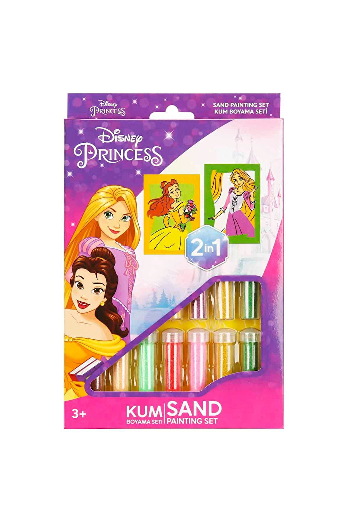 Kız Çocuk Oyuncak Erkek Çocuk Oyuncak 2in1 Kum Boyama Seti Eğitici Oyuncaklar