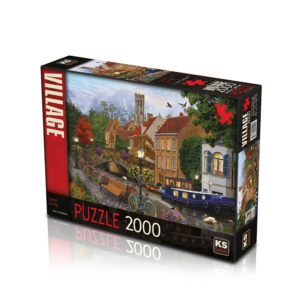 Eğlenceli Oyuncak 22509 KS, Canal Living, 2000 Parça Puzzle Kız Erkek Çocuk Eğitici Eğitici Oyunca