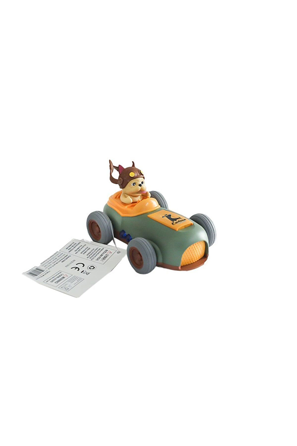 Kız Çocuk Oyuncak Erkek Çocuk Oyuncak MY66-K2213 Sesli Işıklı Çek Bırak Arabalı Çılgın Kedi Eğitici