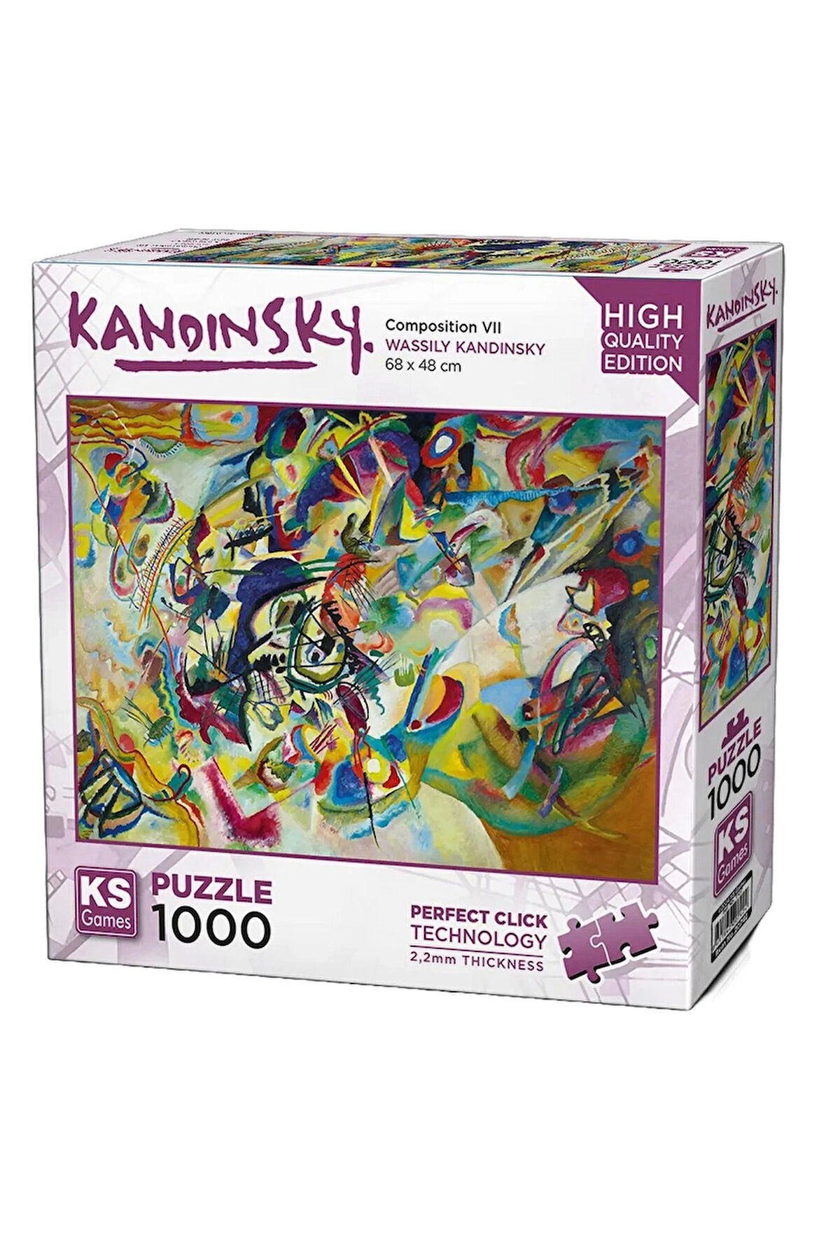 Kız Çocuk Oyuncak Erkek Çocuk Oyuncak KS Games Kandinsky: Composition VI Puzzle 1000 Parça 20742 Eği