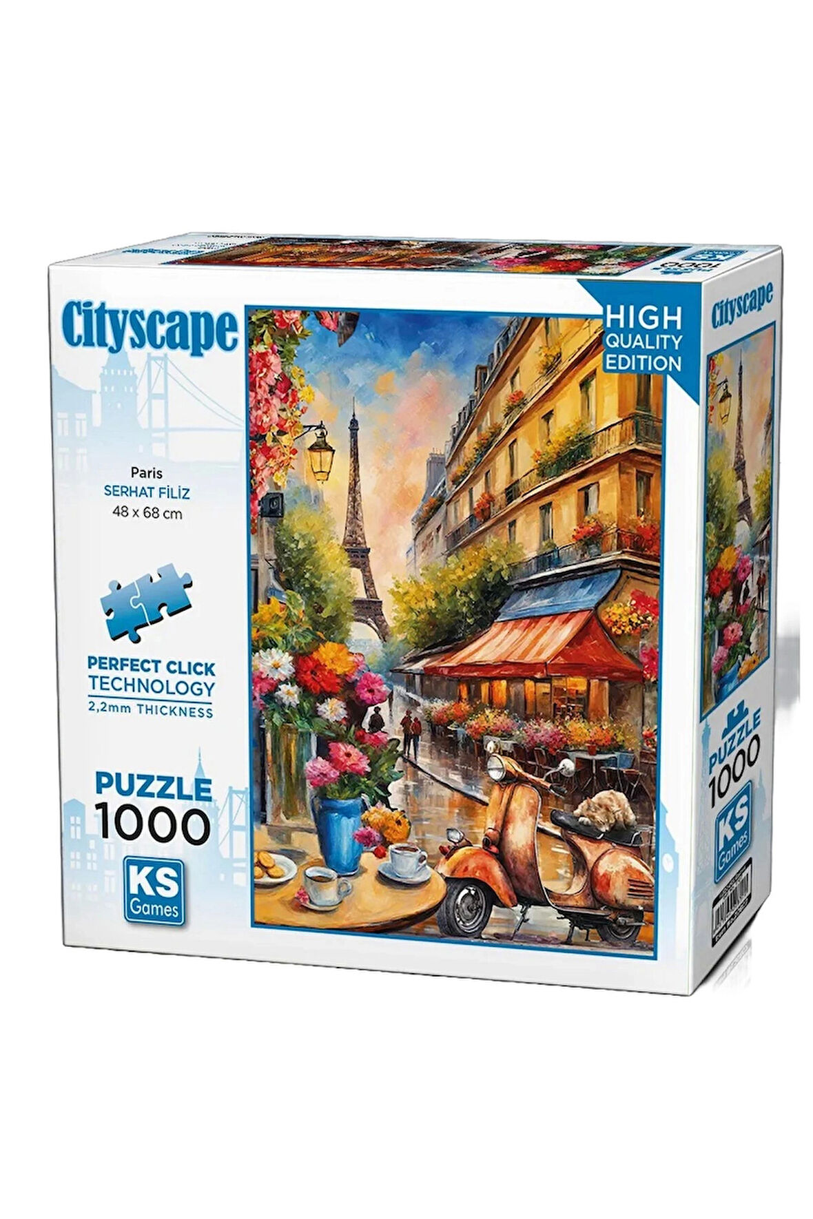 Kız Çocuk Oyuncak Erkek Çocuk Oyuncak KS Games Paris Puzzle 1000 Parça 20807 Eğitici Oyuncaklar