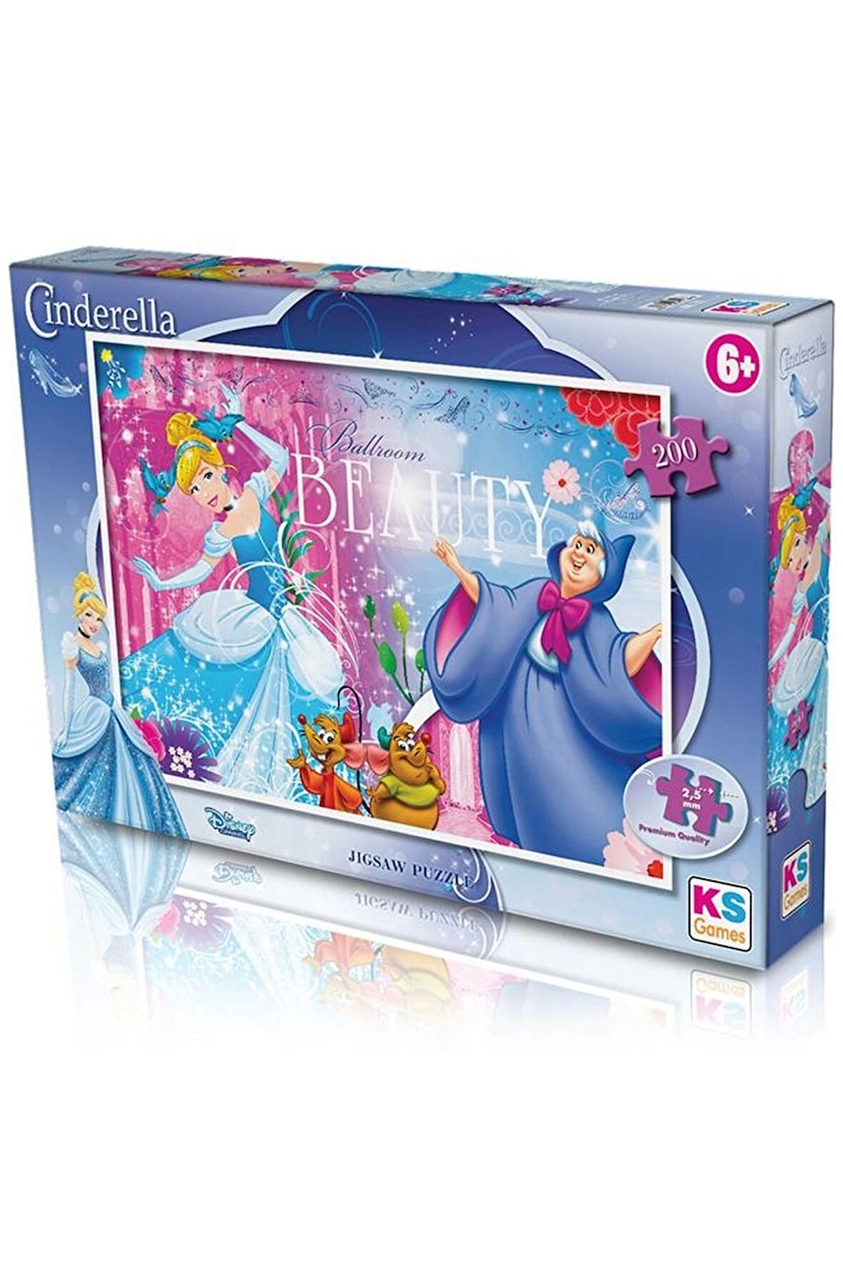 Kız Çocuk Oyuncak Erkek Çocuk Oyuncak Ks Games Cinderella Puzzle 200 Parça Eğitici Oyuncaklar
