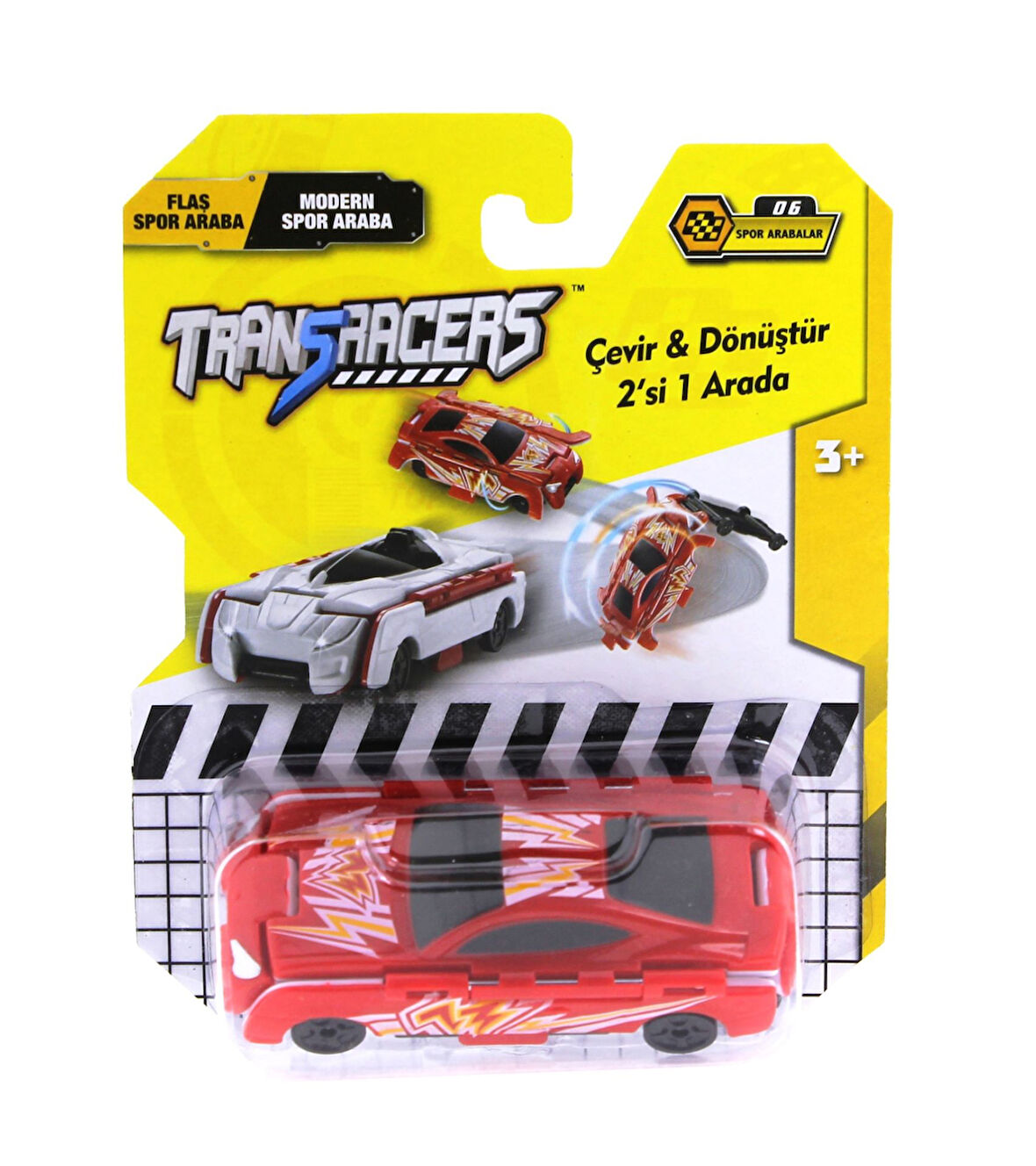 Eğitici Oyuncak Transracers Dönüşen Araçlar Spor Arabalar Flaş / Modern Kız Erkek Çocuk Eğitici