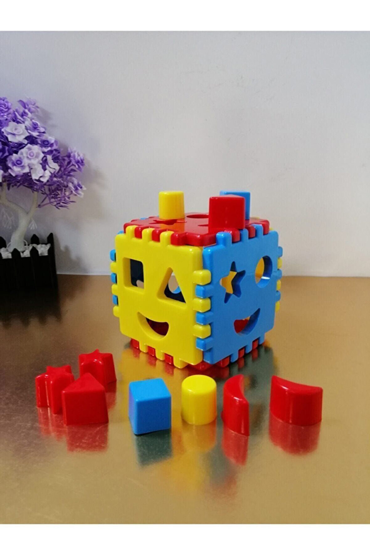 Eğitici Öğretici Çocuk Oyuncaklar Şekilli Zeka Küpü I Love Iq Block 815