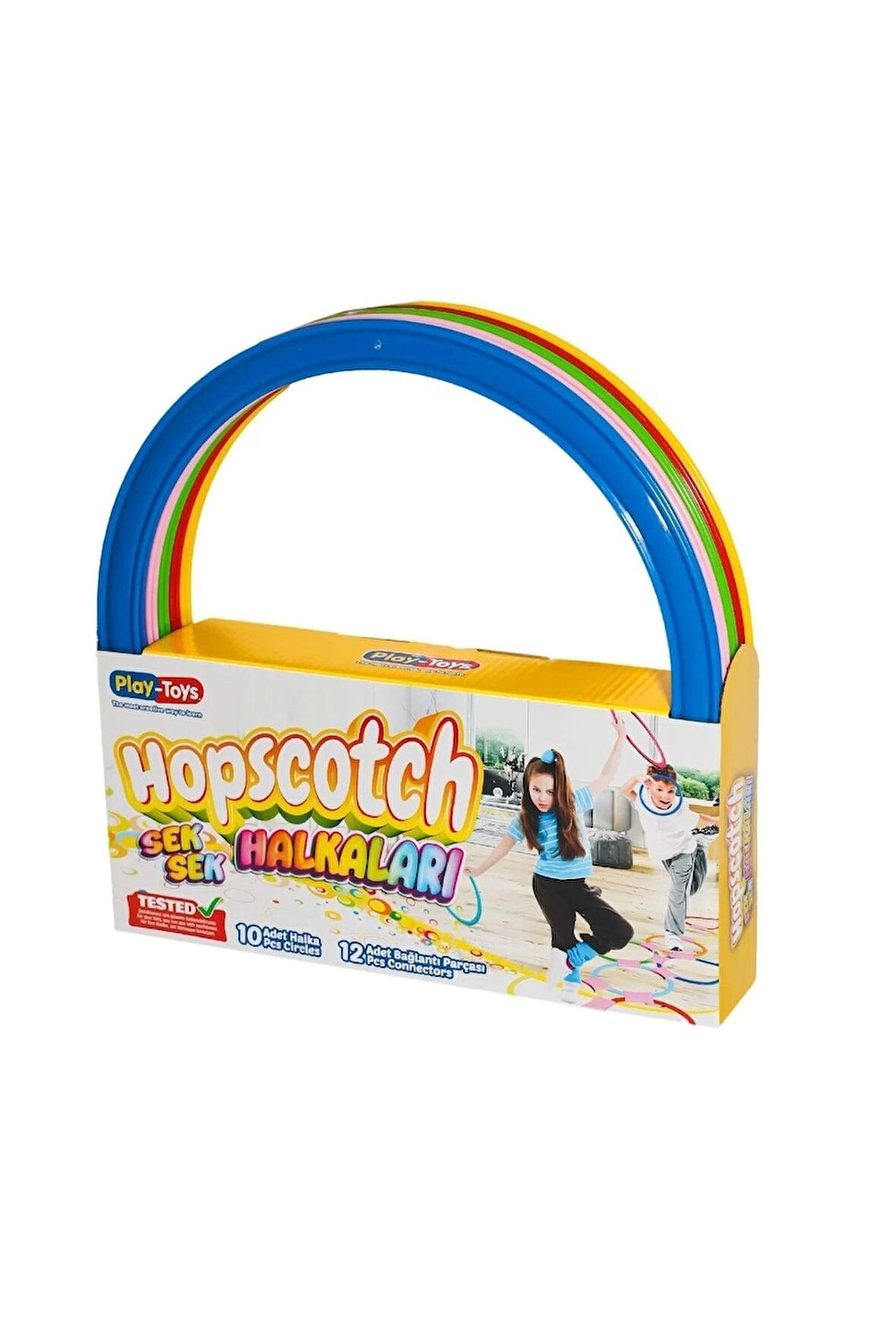 Kız Çocuk Oyuncak Erkek Çocuk Oyuncak Playtoys Halka Seksek Eğitici Oyuncaklar