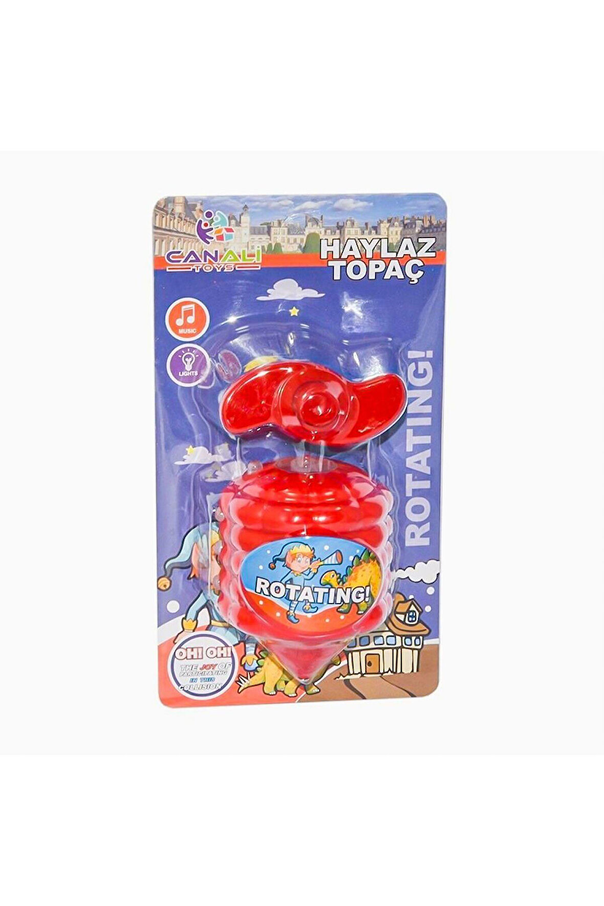 Kız Çocuk Oyuncak Erkek Çocuk Oyuncak 11338 Işıklı Topaç Eğitici Oyuncaklar