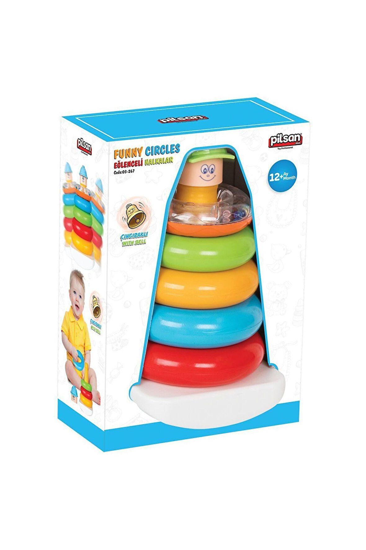 Kız Çocuk Oyuncak Erkek Çocuk Oyuncak 03 267 Eğlenceli Halkalar Eğitici Oyuncaklar