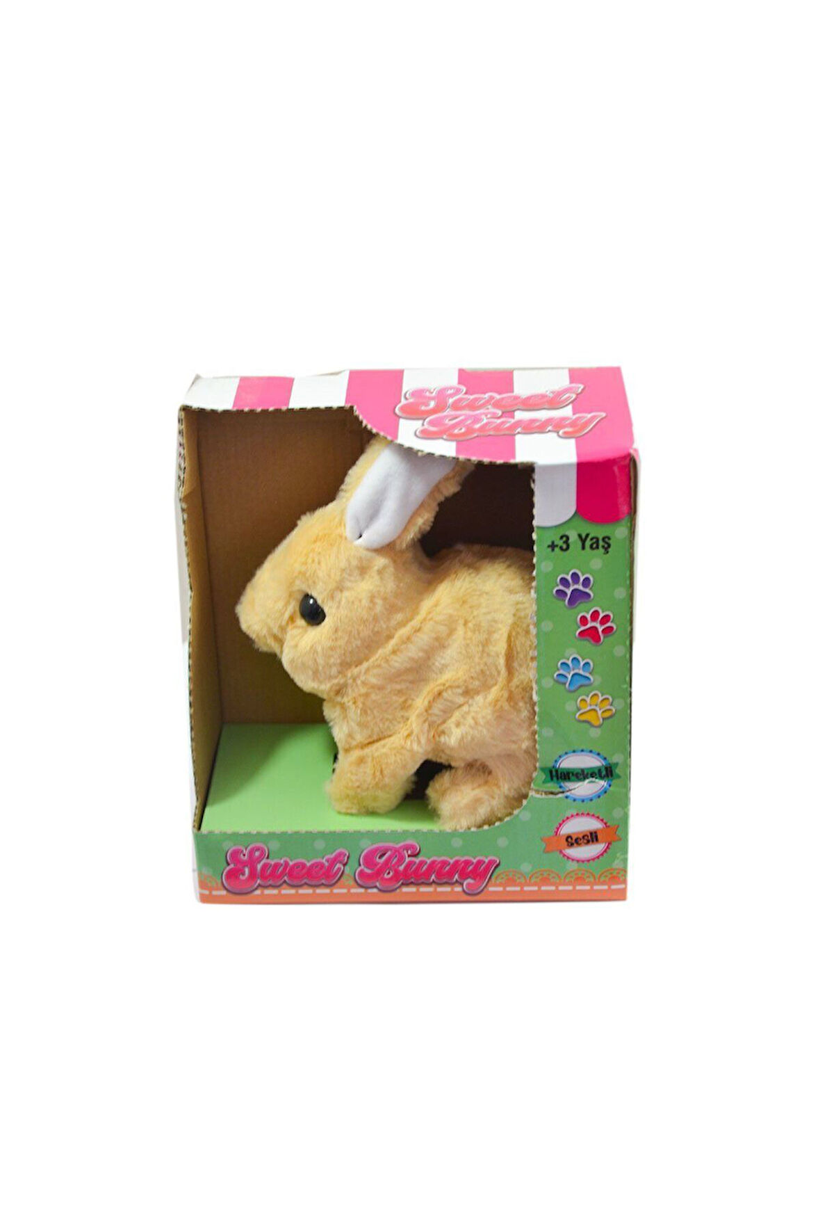 Kız Çocuk Oyuncak Erkek Çocuk Oyuncak 40098 Tavşan Peluş Pilli-Aya Toys Eğitici Oyuncaklar