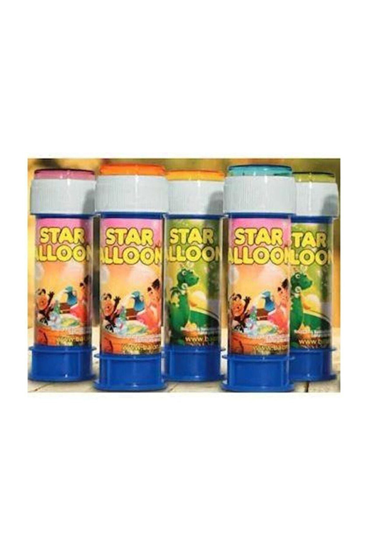 Eğitici Öğretici Çocuk Oyuncaklar Star Köpük 5'li Üflemeli Baloncuk Bubbles
