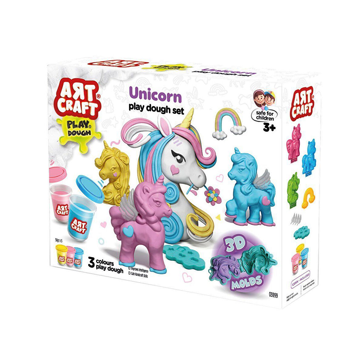 Öğretici Oyuncak 03998 Art Craft Seyahat Araçları Hamur Set 168 Gr -Fentoys Kız Erkek Çocuk Eğiticil