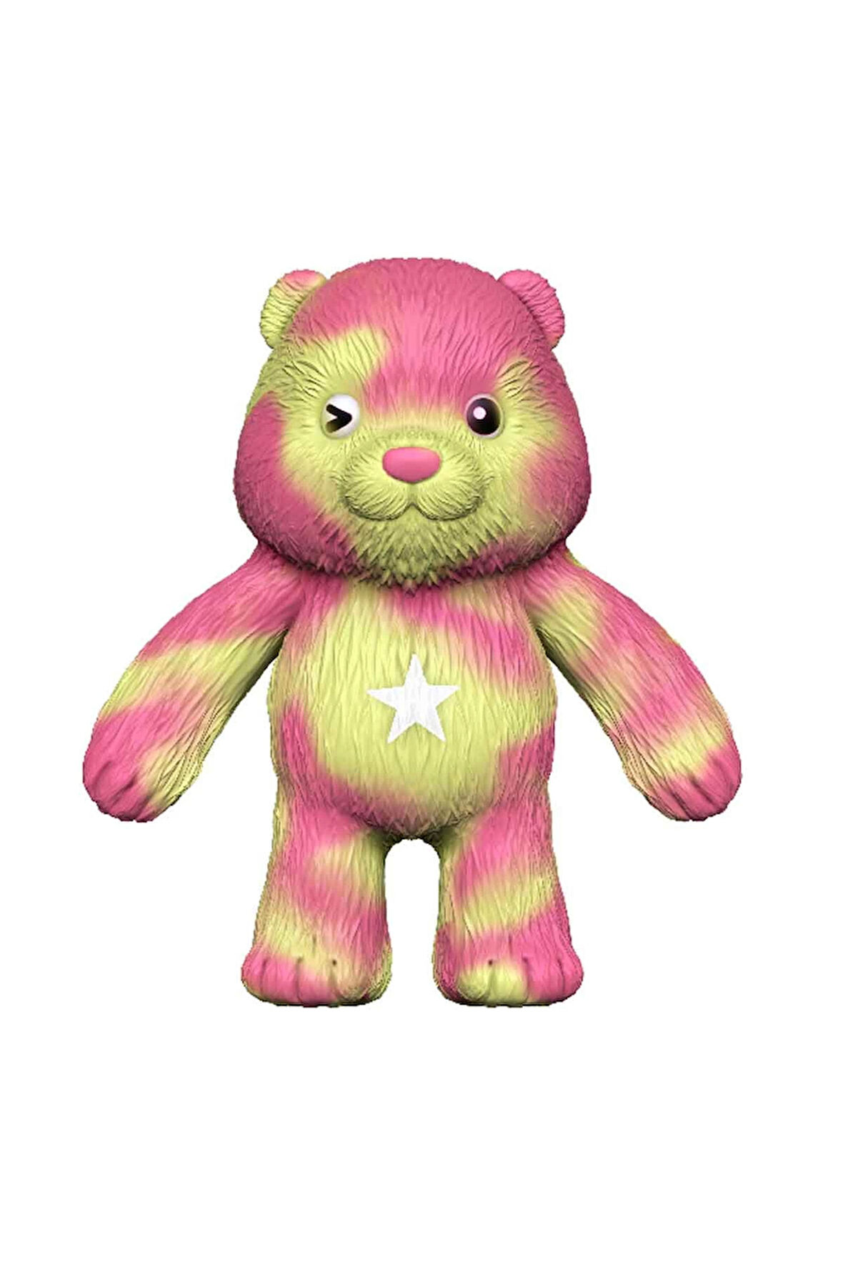 Kız Çocuk Oyuncak Erkek Çocuk Oyuncak Tie-Dye Stretch Ayılar 14cm Eğitici Oyuncaklar