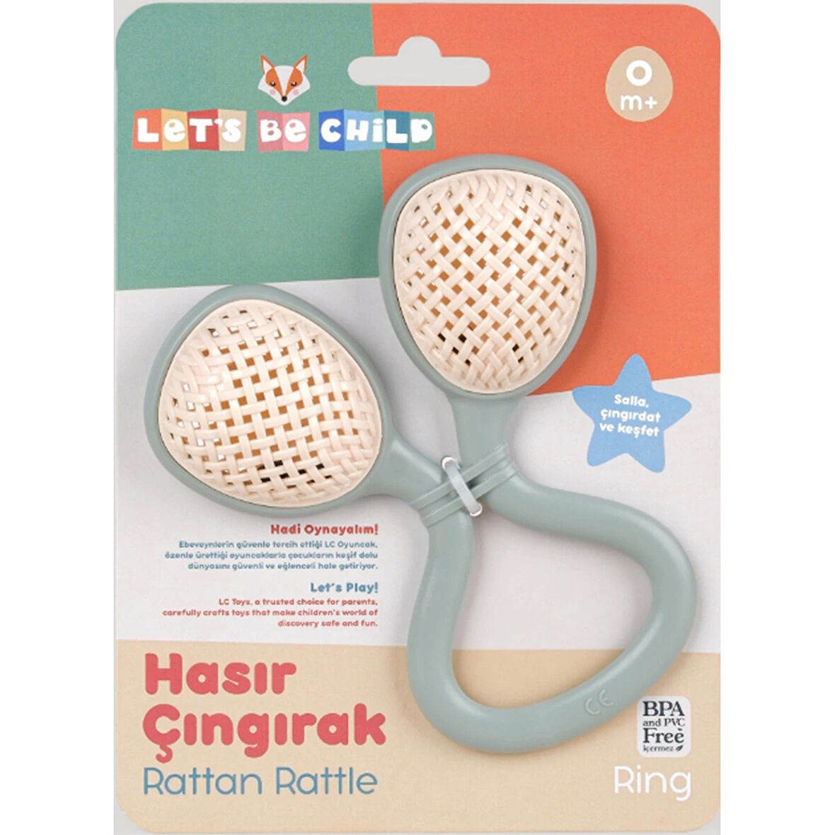 Kız Erkek Çocuk Oyuncak Lc Hasır Çıngırak Single Kız Erkek Çocuk Eğitici