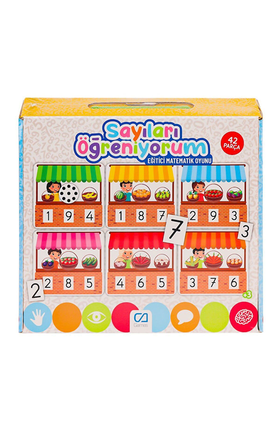 Kız Çocuk Oyuncak Erkek Çocuk Oyuncak CAEGT-5147 Sayıları Öğreniyorum Eğitici Oyuncaklar