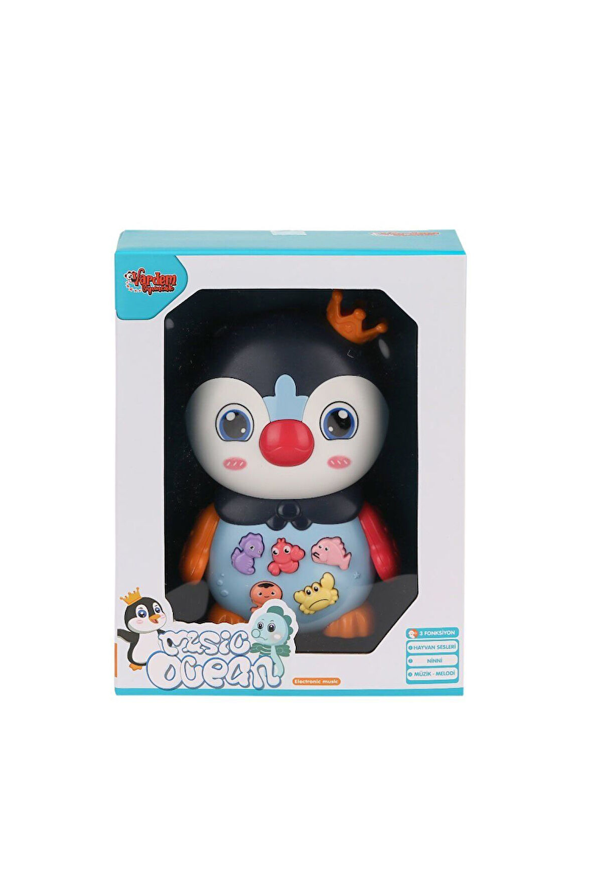 Kız Çocuk Oyuncak Erkek Çocuk Oyuncak JLG-855-115A Işıklı ve Müzikli Penguen Pianosu - Stokta Olan R