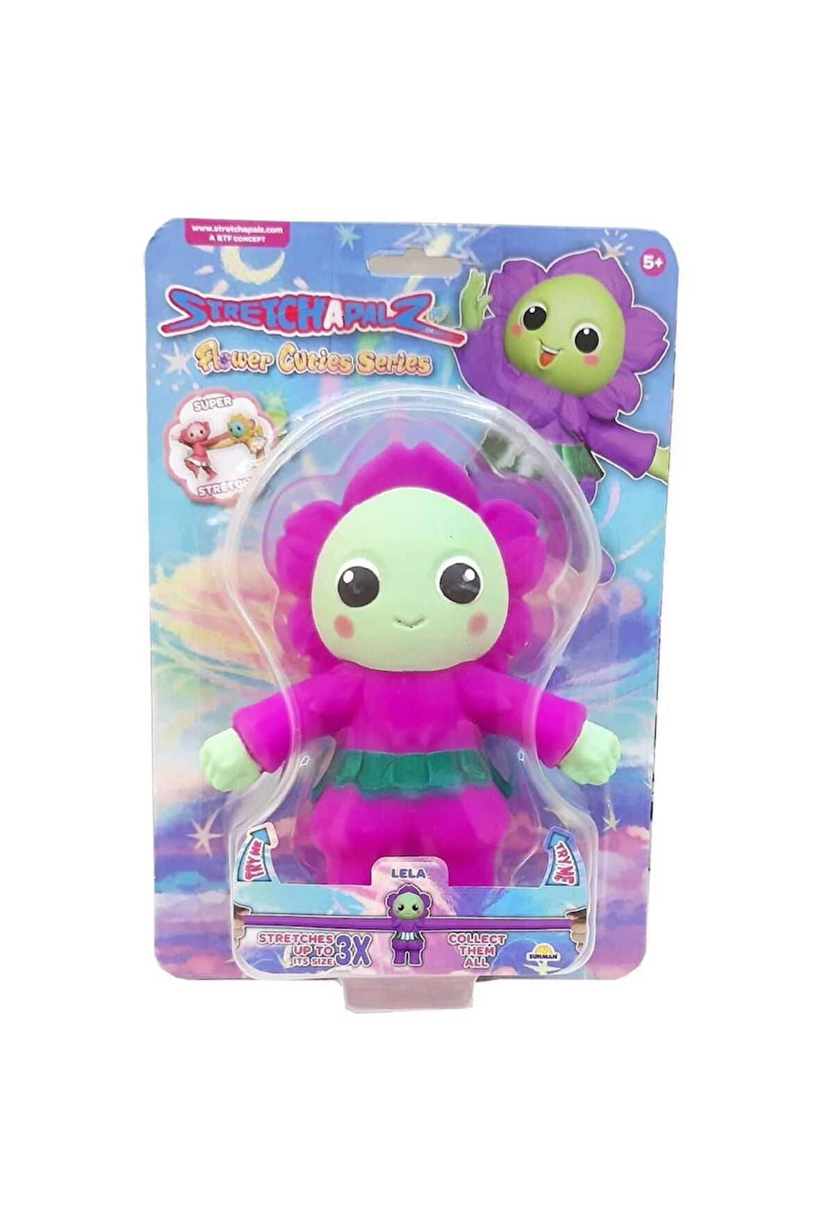 Kız Çocuk Oyuncak Erkek Çocuk Oyuncak Stretch Çiçek Desenli Figürler 14cm Eğitici Oyuncaklar