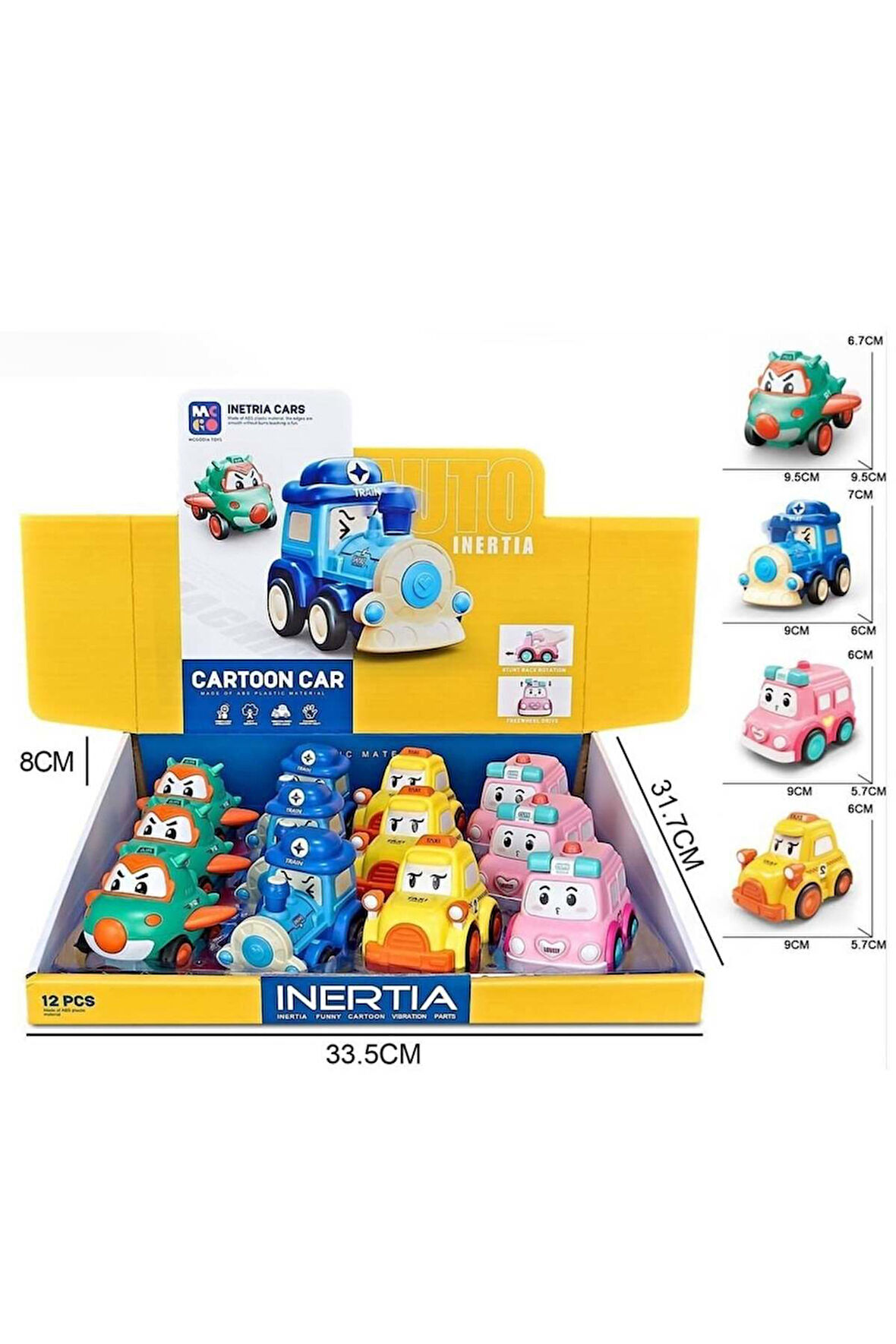 Kız Çocuk Oyuncak Erkek Çocuk Oyuncak MG-D400-48 SÜRTMELİ HAREKETLİ SEVİMLİ -VRD Eğitici Oyuncaklar