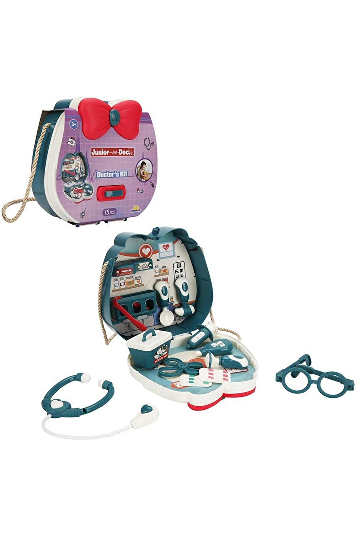 Kız Çocuk Oyuncak Erkek Çocuk Oyuncak S00004260 DOKTOR SET BOYUNDAN PLASTK ÇNTA -SUN Eğitici Oyuncak