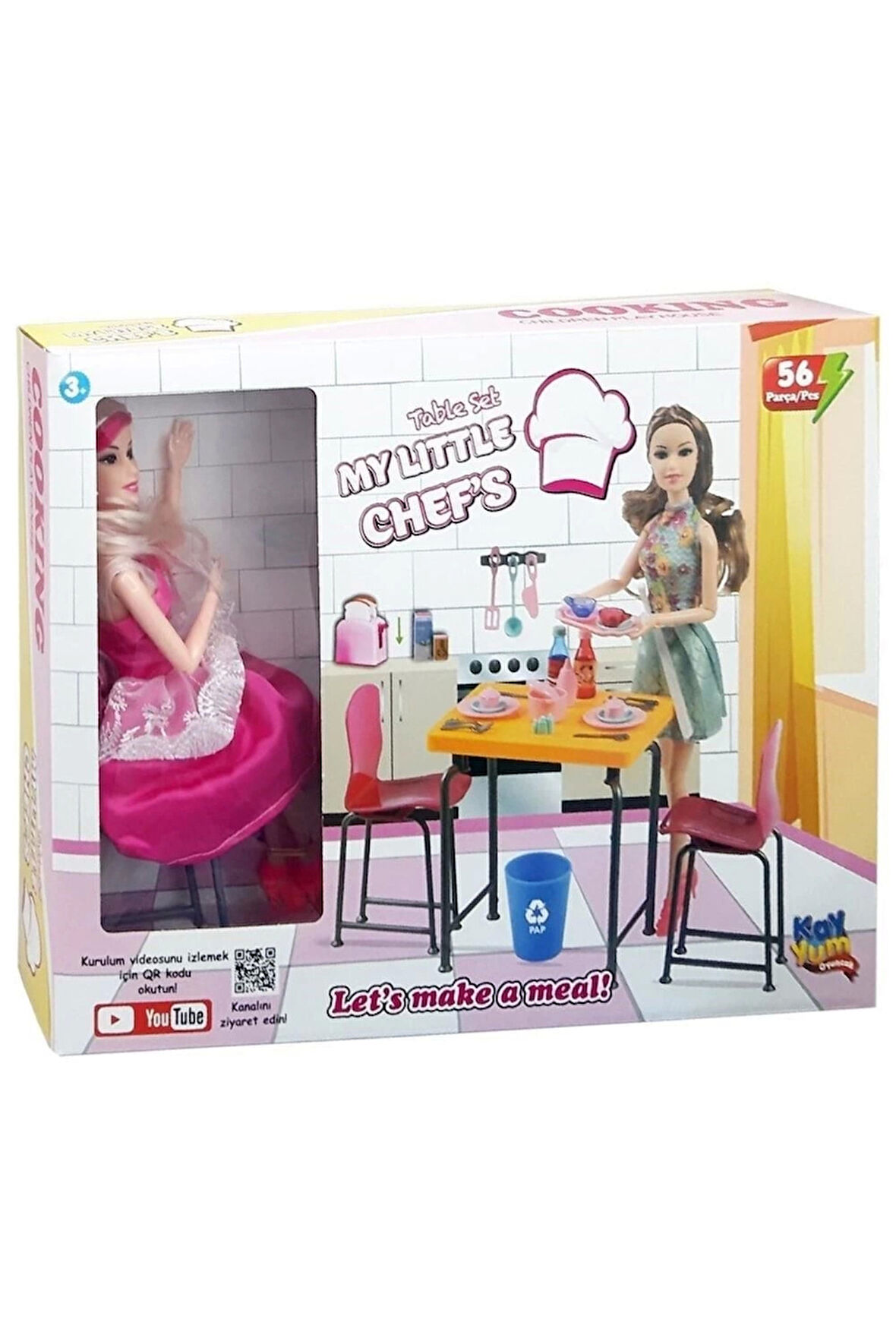 Kız Çocuk Oyuncak Erkek Çocuk Oyuncak 2020 MY LİTTLE CHEF & TABLE -KYM Eğitici Oyuncaklar