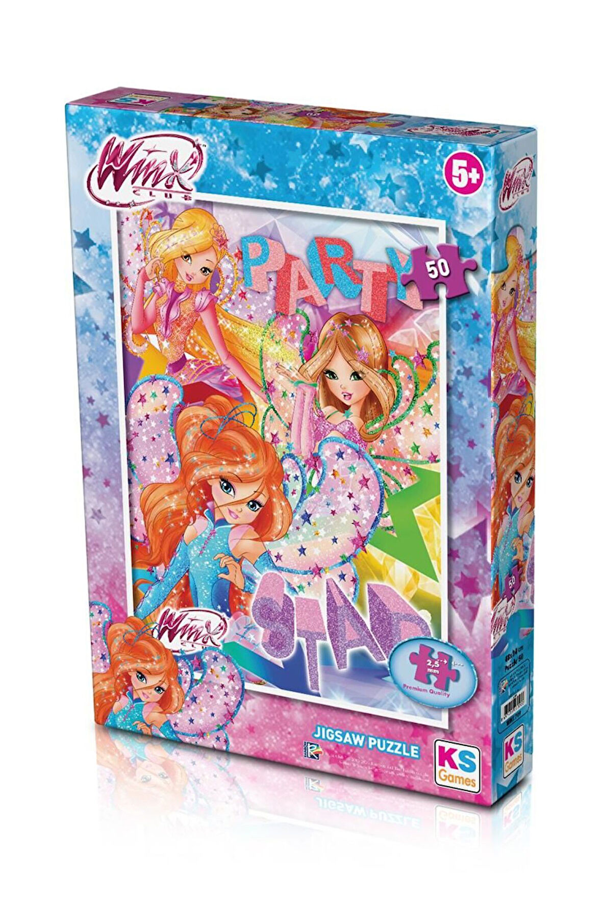 Kız Çocuk Oyuncak Erkek Çocuk Oyuncak WINX 709 Puzzle 50 PARÇA -KS Eğitici Oyuncaklar