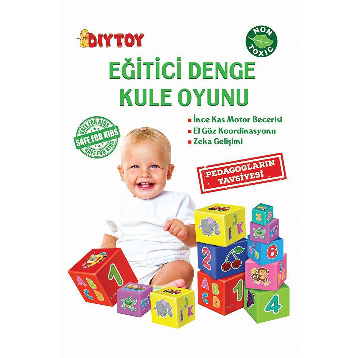 Eğlenceli Oyuncak 2137 Dıytoy, Eğitici Denge Kule Oyunu Kız Erkek Çocuk Eğitici