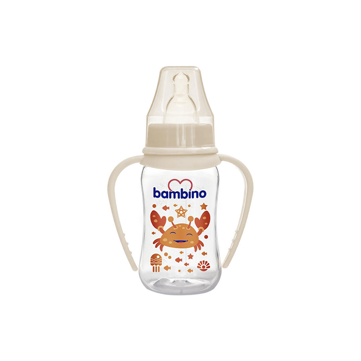 Bambino B065 Kulplu PP Biberon 150 ml Mavi