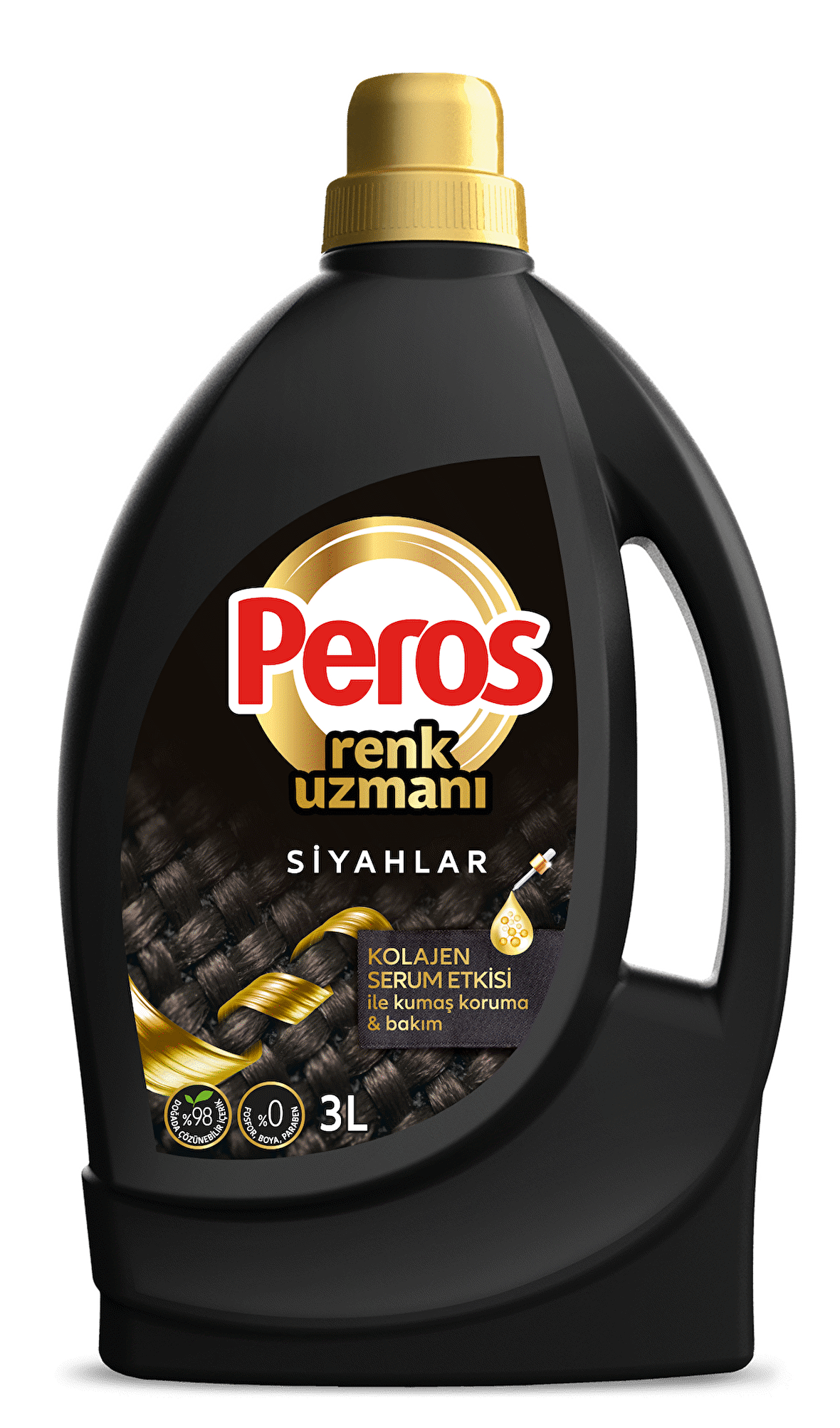 Peros Renk Uzmanı Kolajen Serum Etkisi Siyahlar Sıvı Deterjan 3 lt