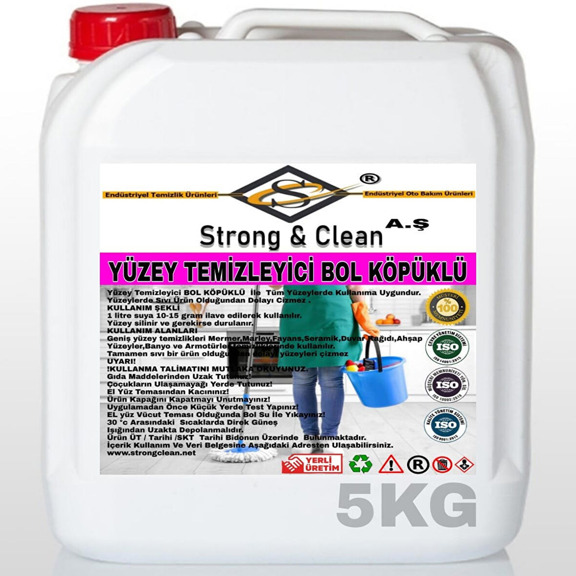 Yüzey Temizleyici Köpüklü 5 Kg