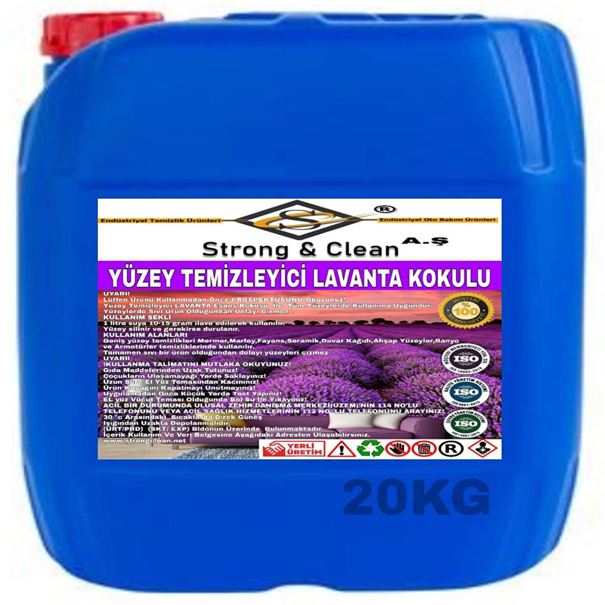 Yüzey Temizleyici Lavanta Kokulu 20 Kg