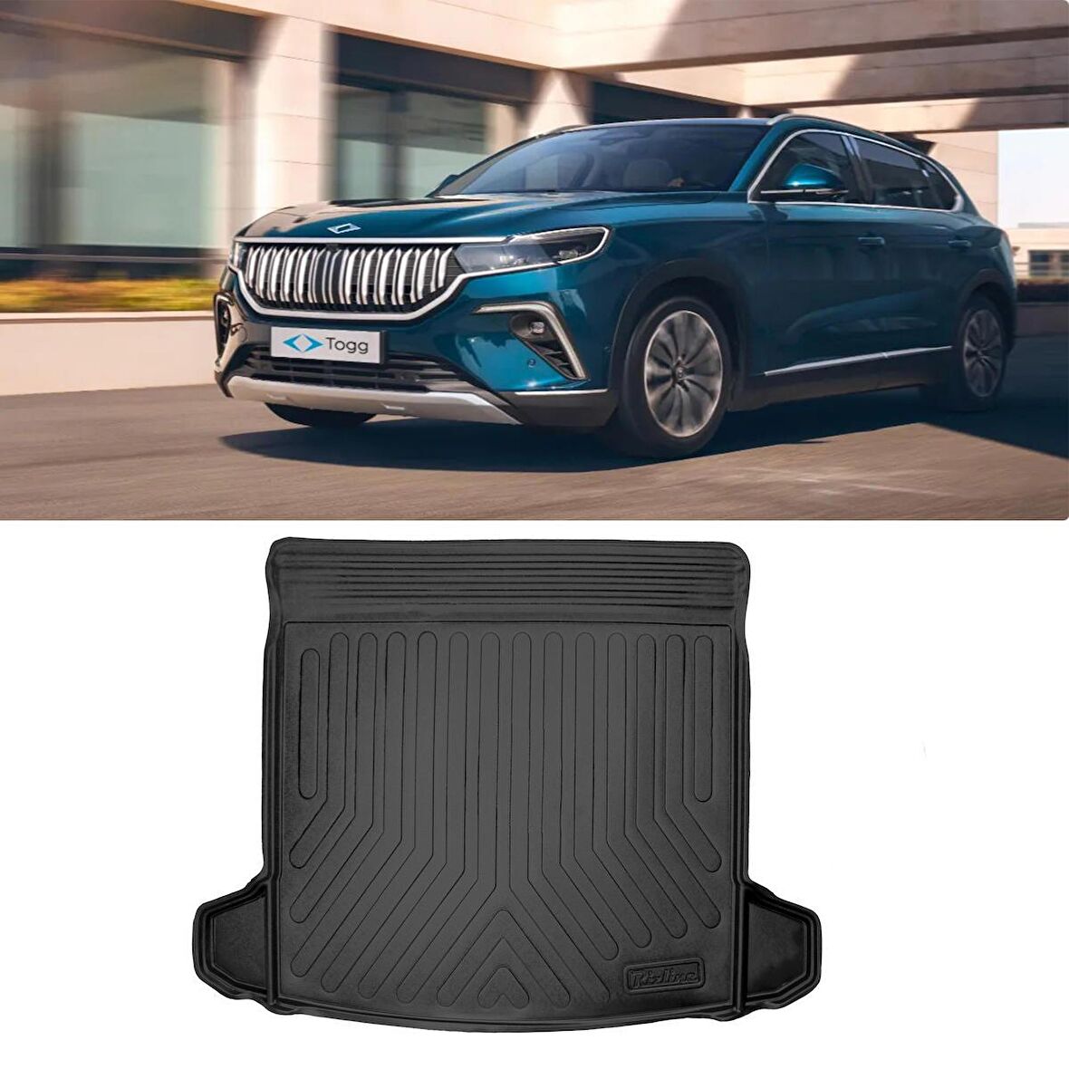 Rizline Togg T10X 2023 Sonrası 3D Bagaj Havuzu