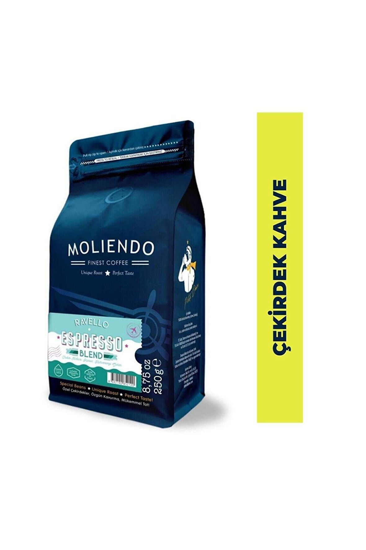 Moliendo Ravello Espresso Blend Kahve 250 gr. ( Çekirdek Kahve )