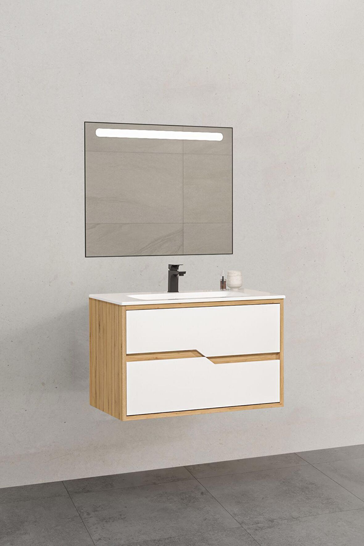HAVANA 80 CM BANYO DOLABI  - BOY DOLAP HARİÇ