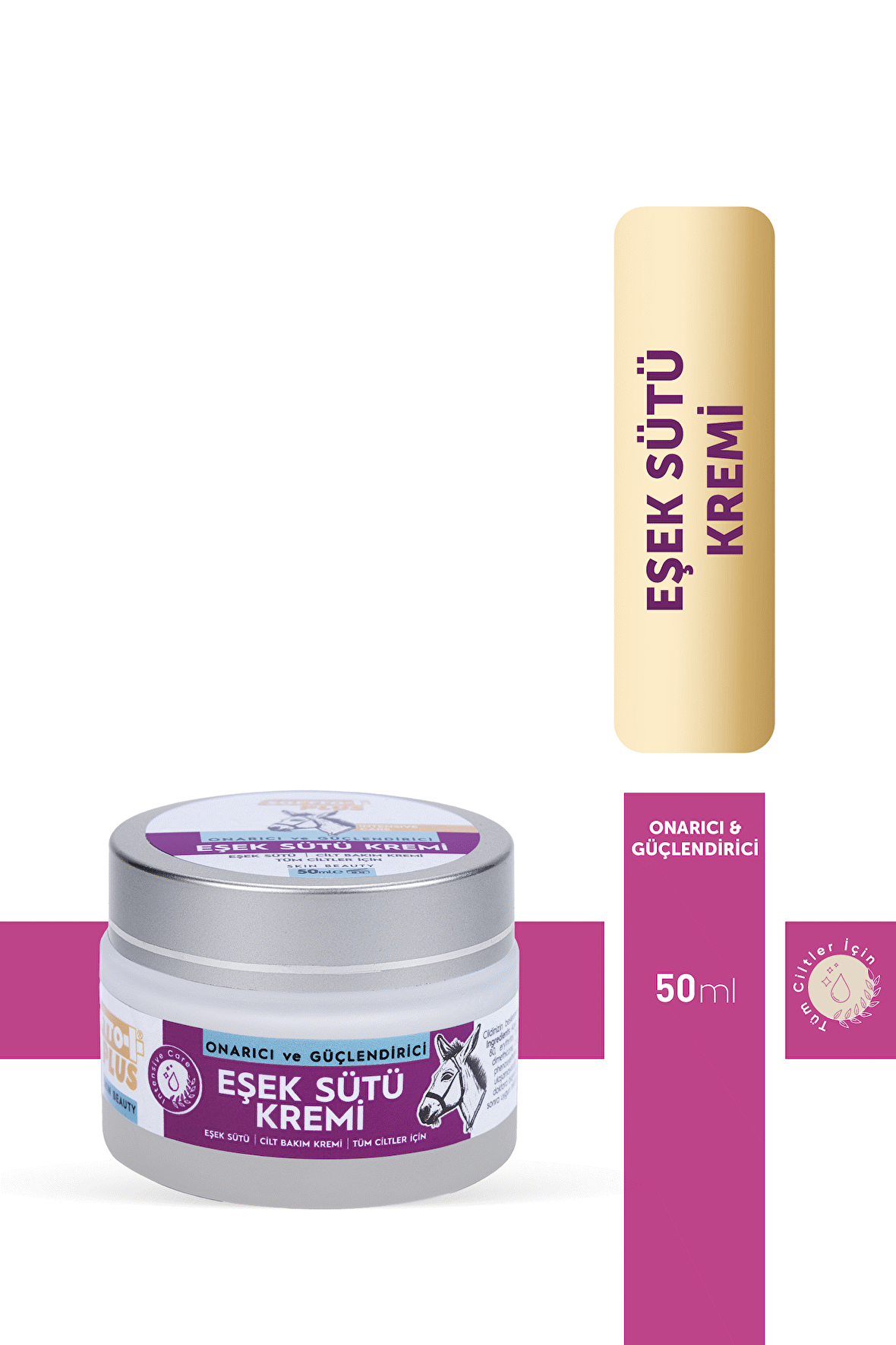 ONARICI VE GÜÇLENDİRİCİ EŞEK SÜTÜ KREM 50 ML