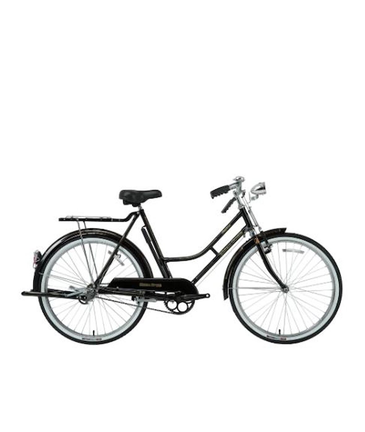 BİSAN ROADSTAR CLASSIC KADIN HİZMET BİSİKLETİ 57CM V 26 JANT 1 VİTES PARLAK SİYAH GOLD