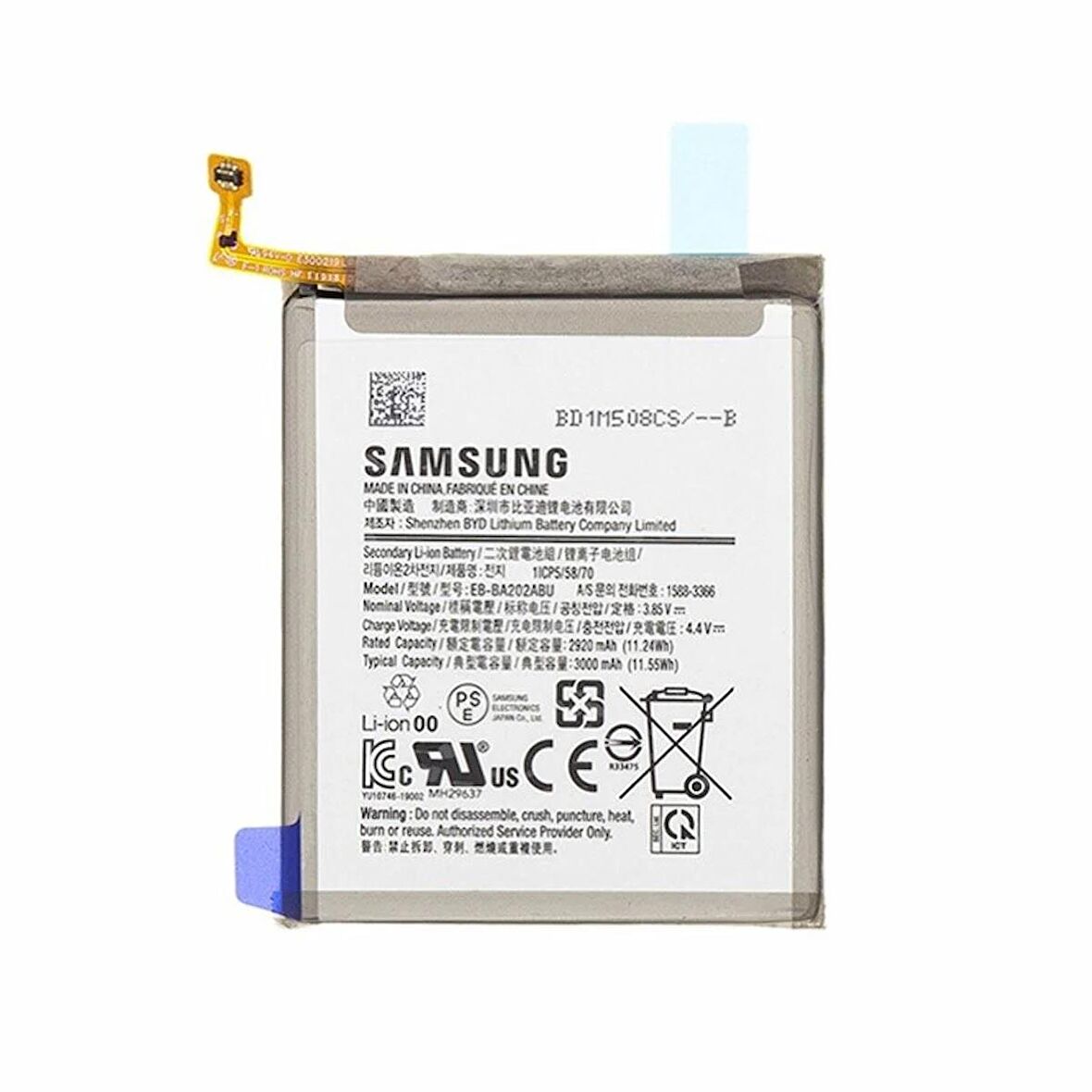 Samsung A20 Batarya SM-A205 Uyumlu Batarya