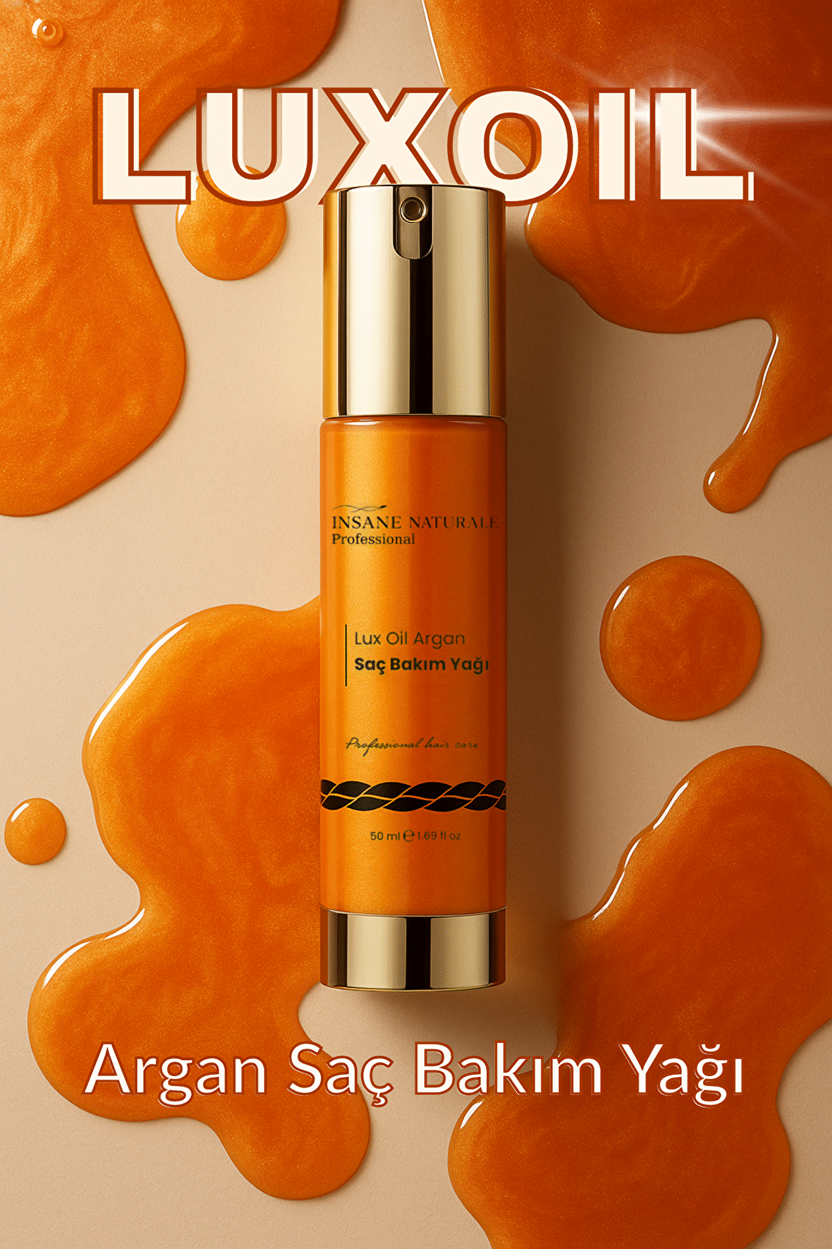 ux Oil Argan Saç Bakım Yağı (SAÇ SERUMU) 50 ml